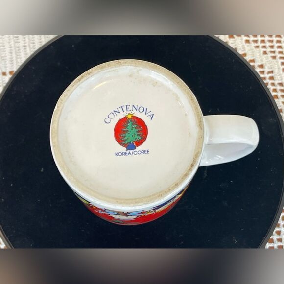 Made in KOREA || Vintage Christmas coffee mug || Mug coffee Christmas || - Picture 6 of 9